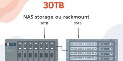 NAS desktop ou rackmount 30TB: Qual storage escolher?